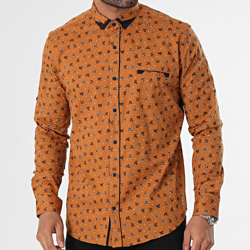 Chemise Manches Longues Camel