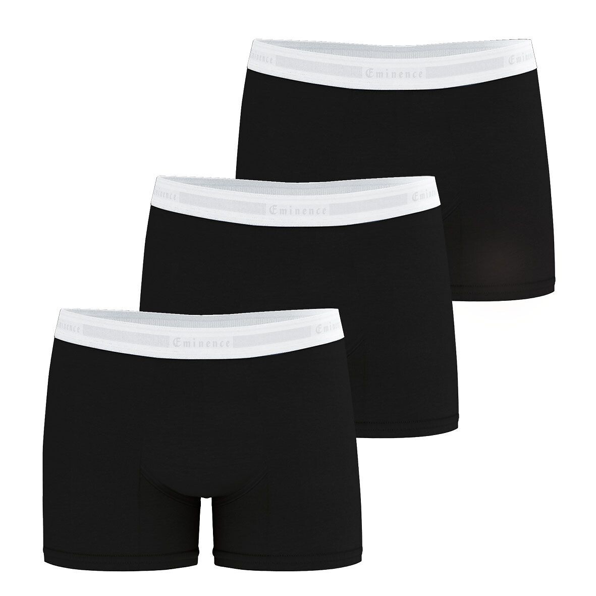 EMINENCE<br>Conjunto de 3 cuecas boxer lisas de alfaiate