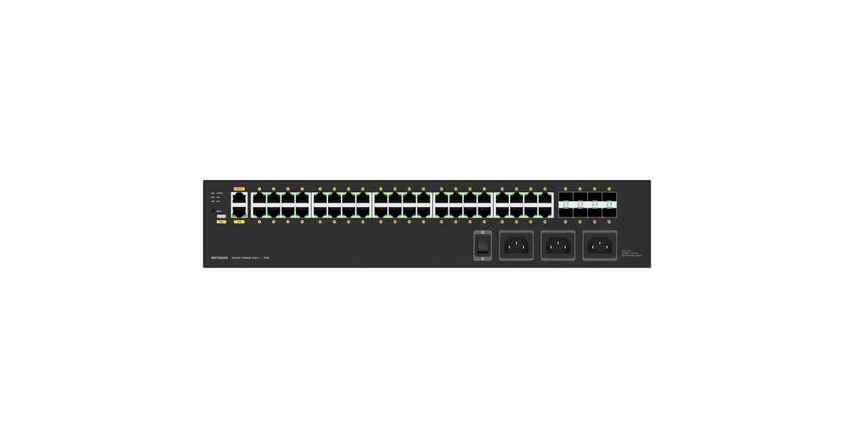 NetgearM4250-40G8XF-PoE++ switch  (Zwart, 2U)