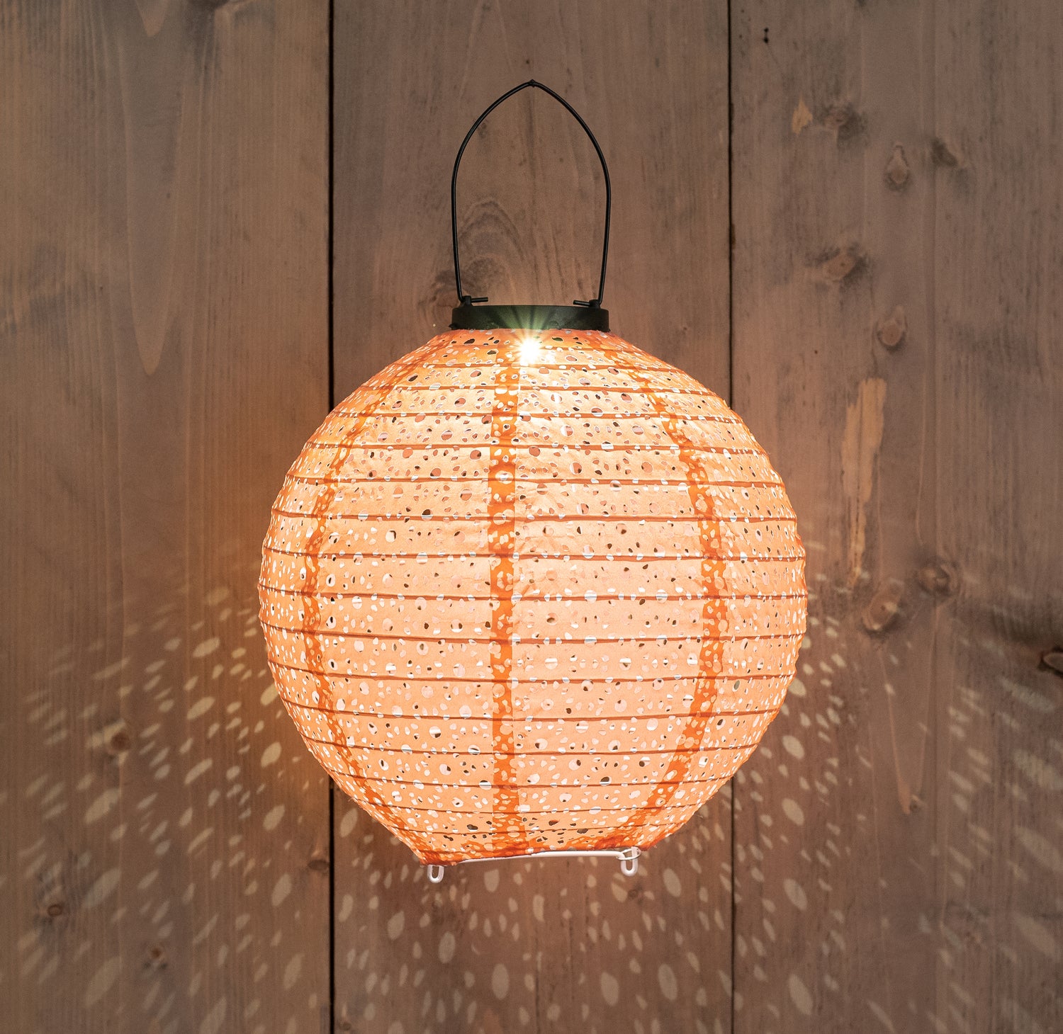 Solar lampion Marrakesh roze D 25,5 x H 25,5 cm
