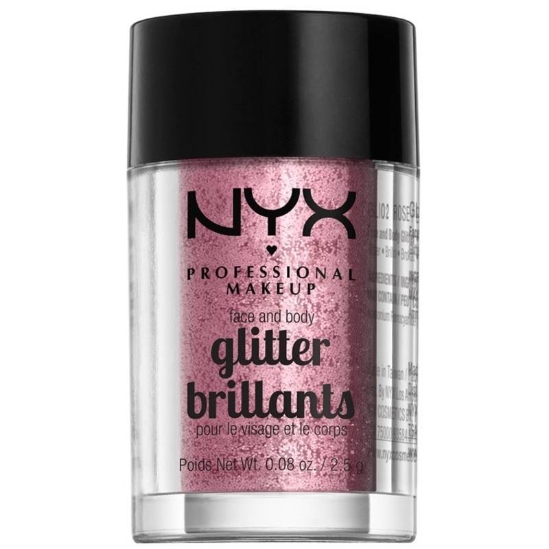NYX Prof. Makeup Face & Body Glitter Brillants 2,5 gr. - Rose
