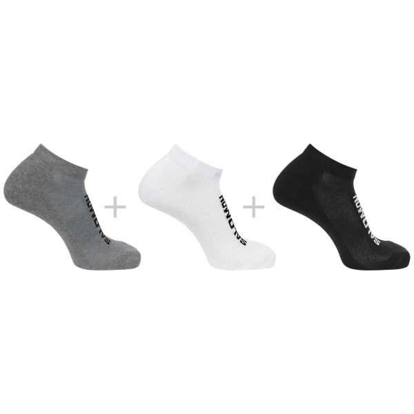 Chaussette randonnée SALOMON EVERYDAY LOW 3-PACK BLACK/WHITE/MED GREY MELANGE