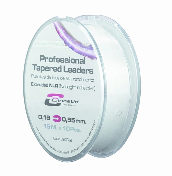 Bas de Ligne Mer Cinnetic Professional Taper NLR (15m) (10 Pièces)