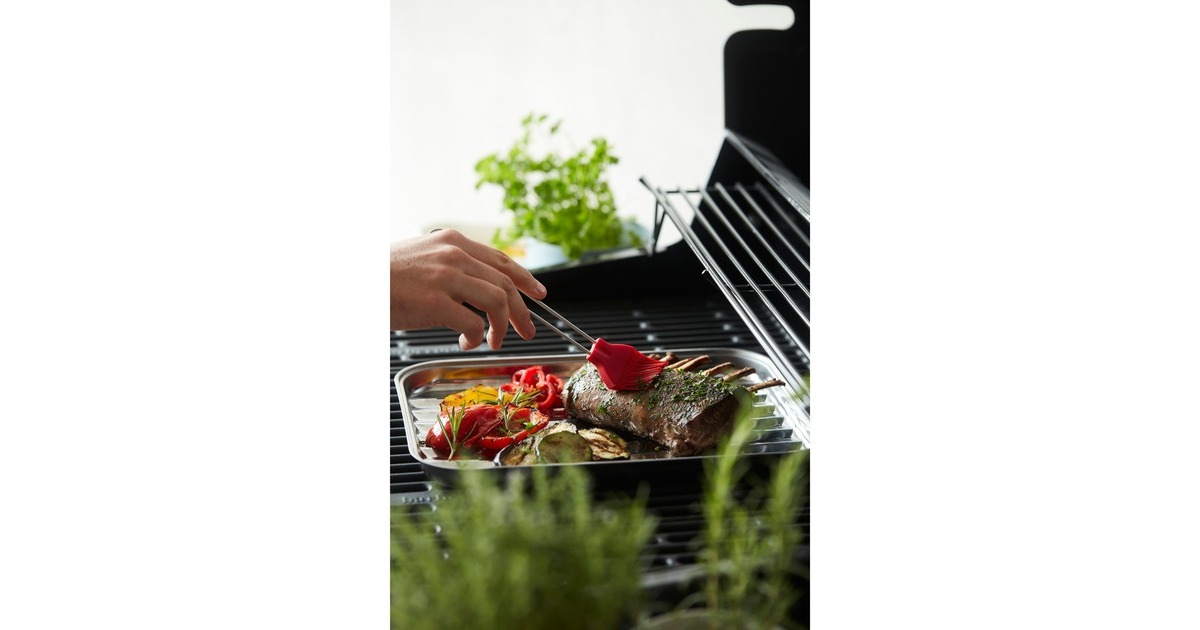 BarbecookHerbruikbare grillpan uit rvs grillschaal