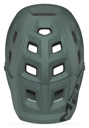 Casque All-Mountain MET Terranova Vert Noir Mat