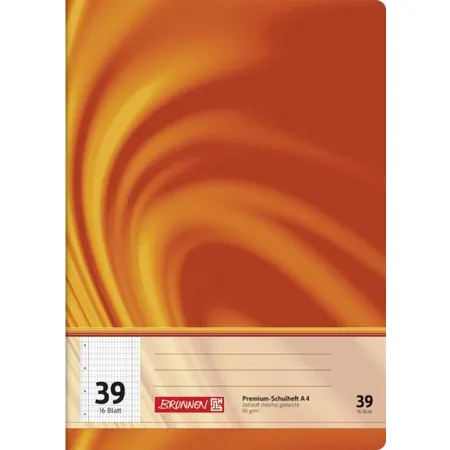 BRUNNEN Schulheft Young Vivendi A4, rautiert, 16 Blatt