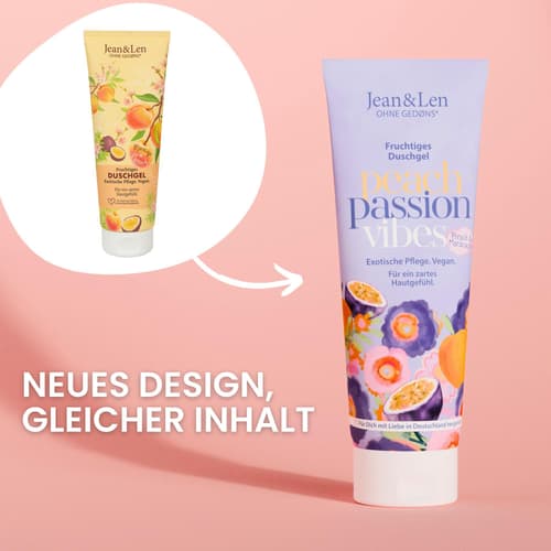 Jean&Len Fruchtiges Duschgel Pfirsich & Maracuja