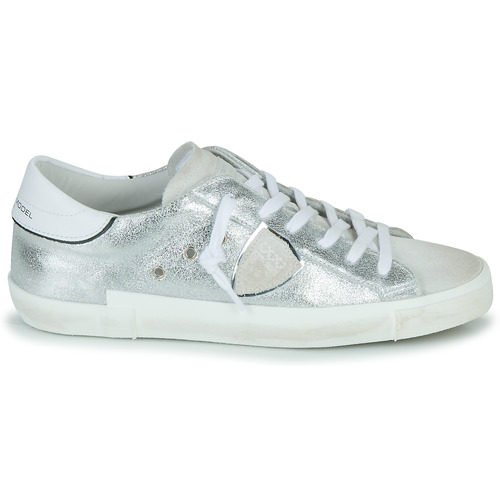 Philippe Model - PRSX LOW WOMAN Blanco / Plata