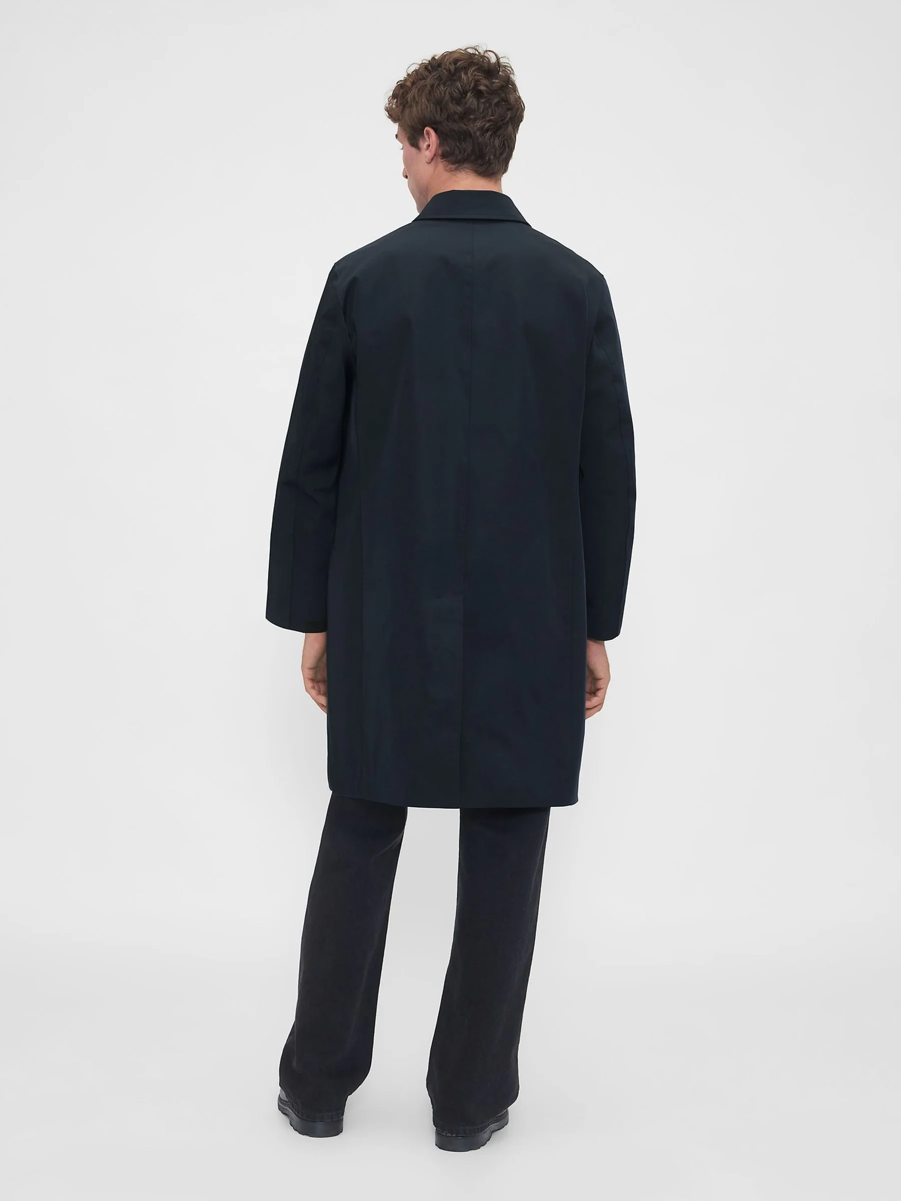 Blauw - Gap Water Resistant Trench Coat