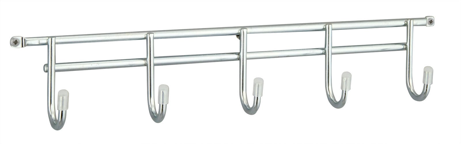 Hakenleiste 57 x 6 x 4 cm Metall silber