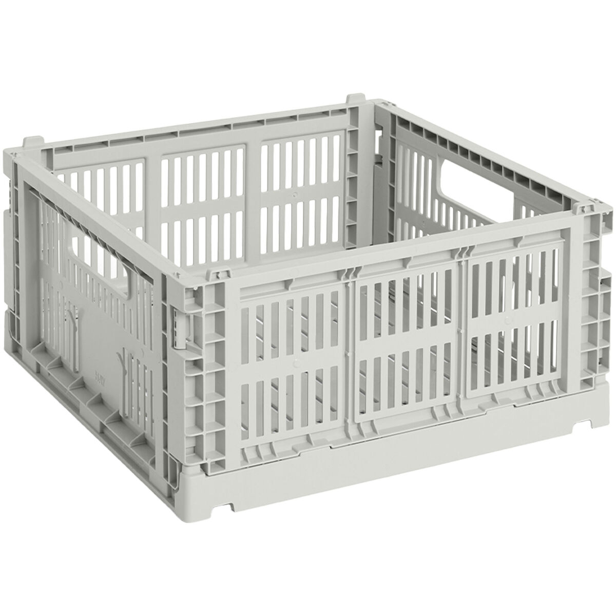 HAY Colour Crate Medium Square oppbevaringsboks, grey