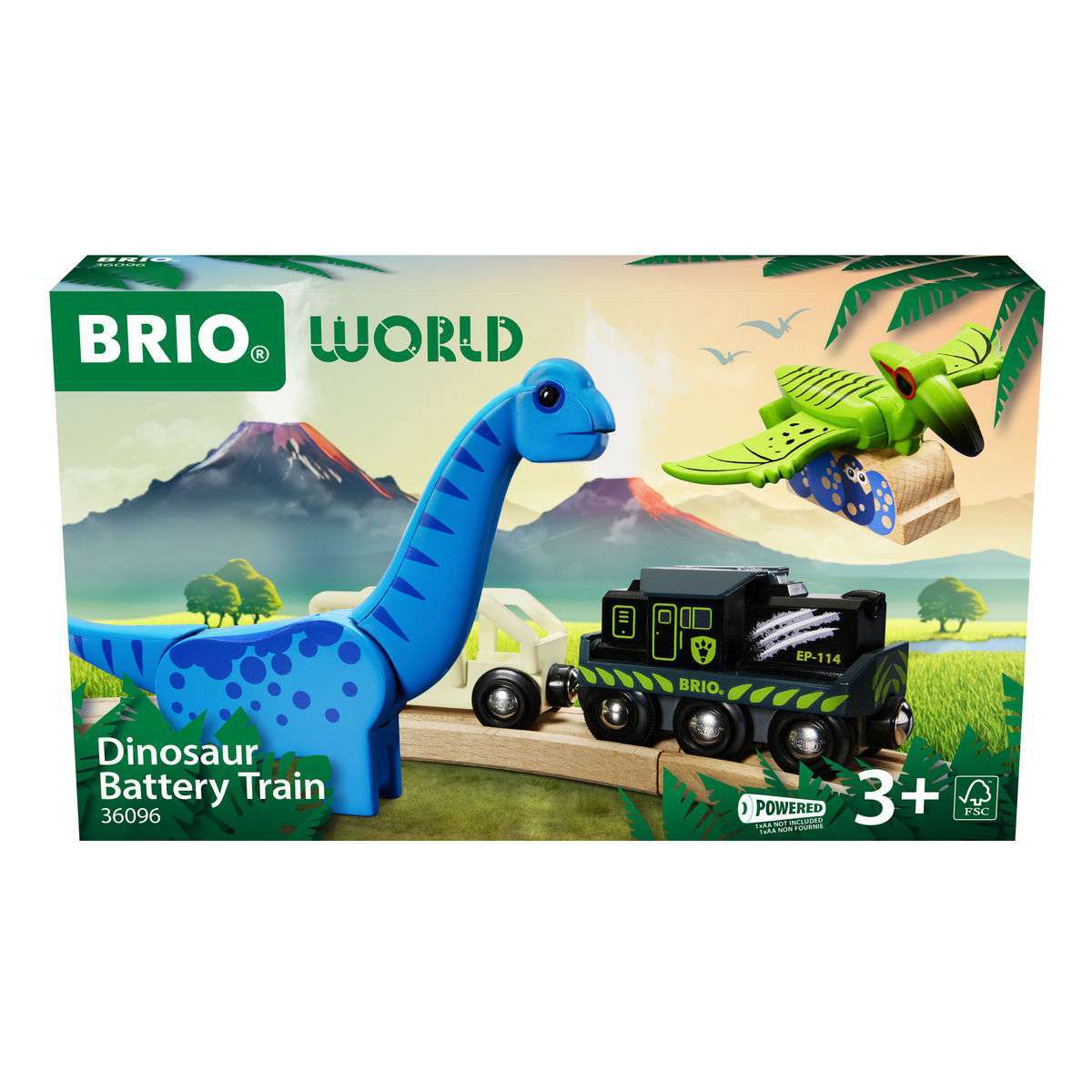 BRIO Spiel Dinosaurier Batteriezug
