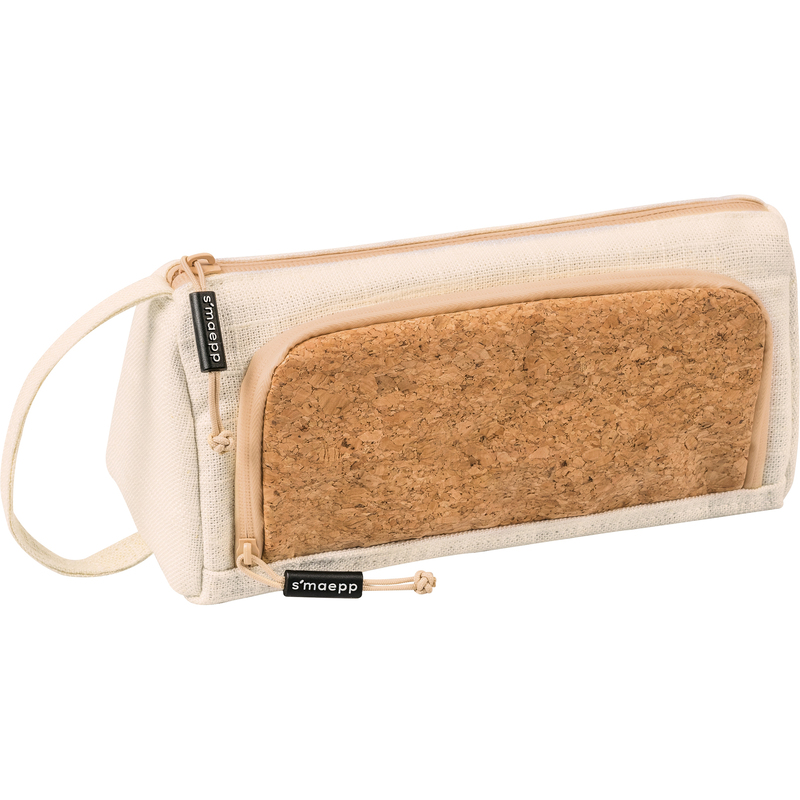 Brunnen Etui, s'maepp L, Linen, beige