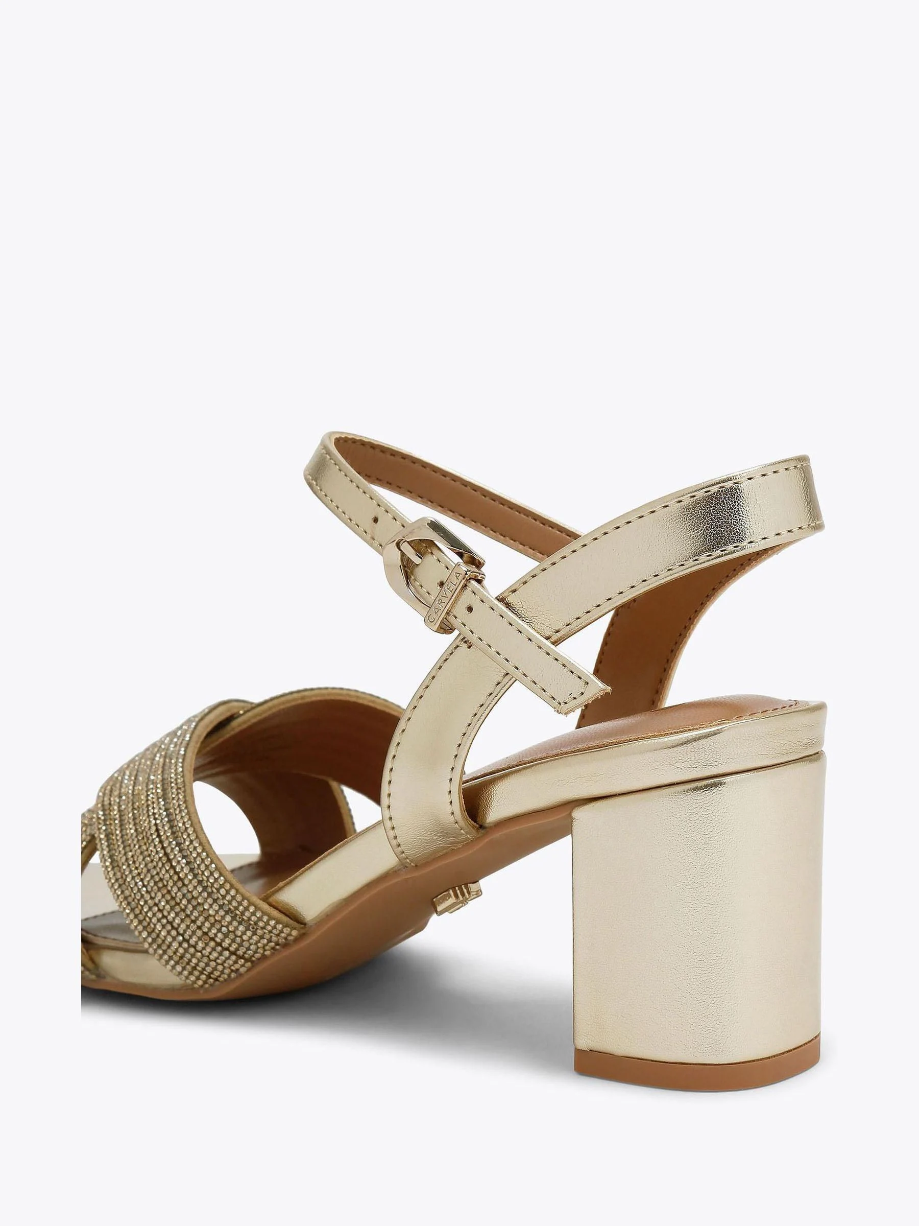Goud - Carvela Divine Block Sandals