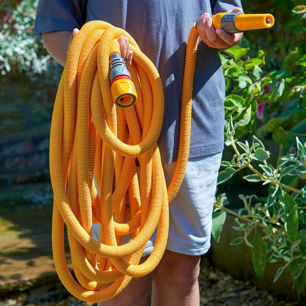 Tuyau extensible wonderhoze en tissu tissé 25 m