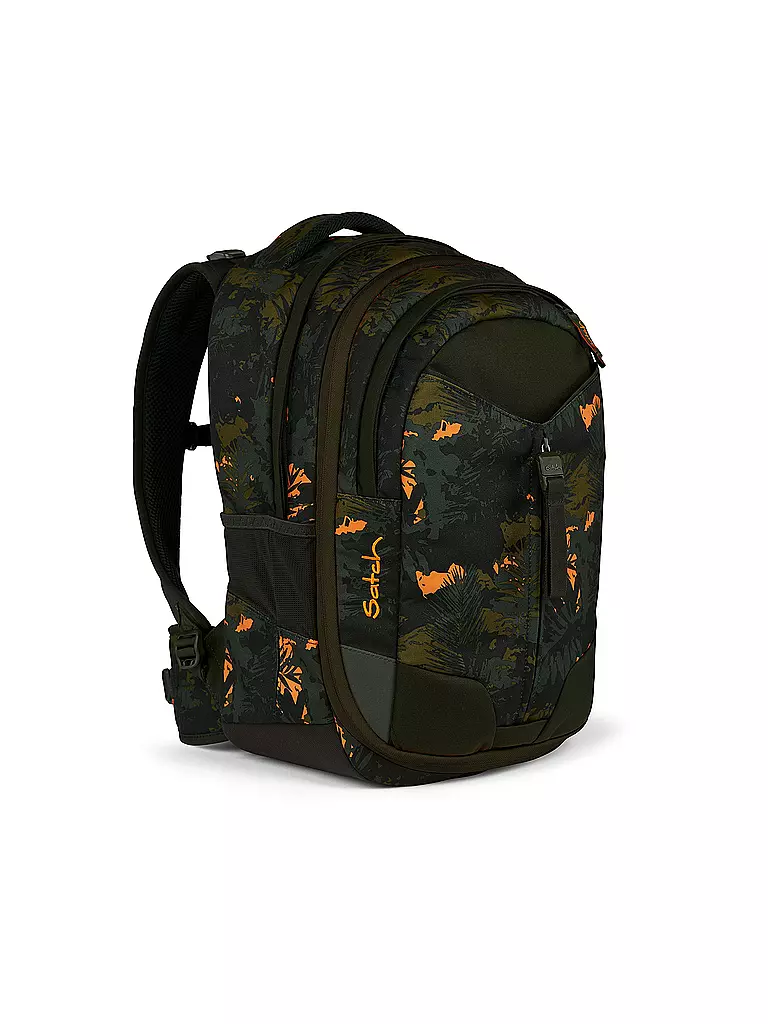 SATCH Schulrucksack Match Jurassic Jungle dunkelgrün