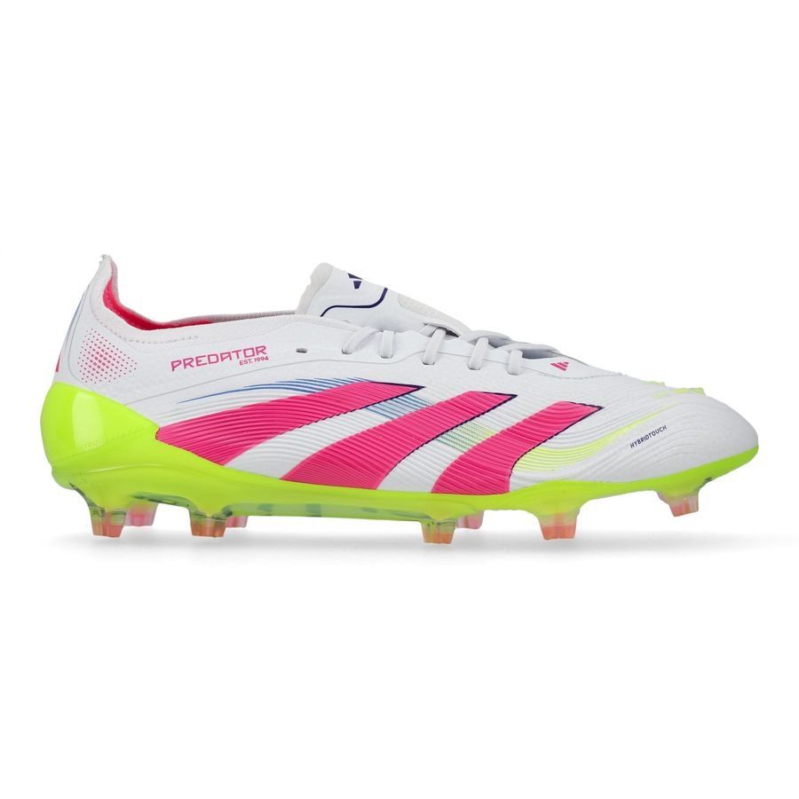 adidas Predator Elite FG Celestial Victory - Blanc/Lucid Pink/Lucid Lemon
