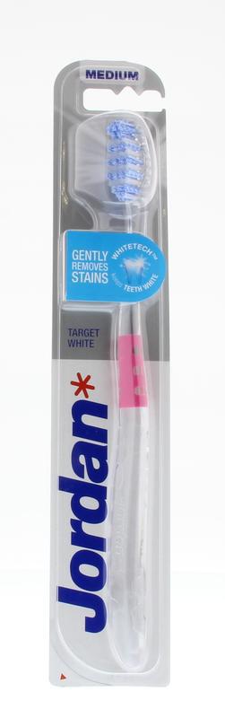 Jordan Tandenborstel Target White Medium 1 stuk