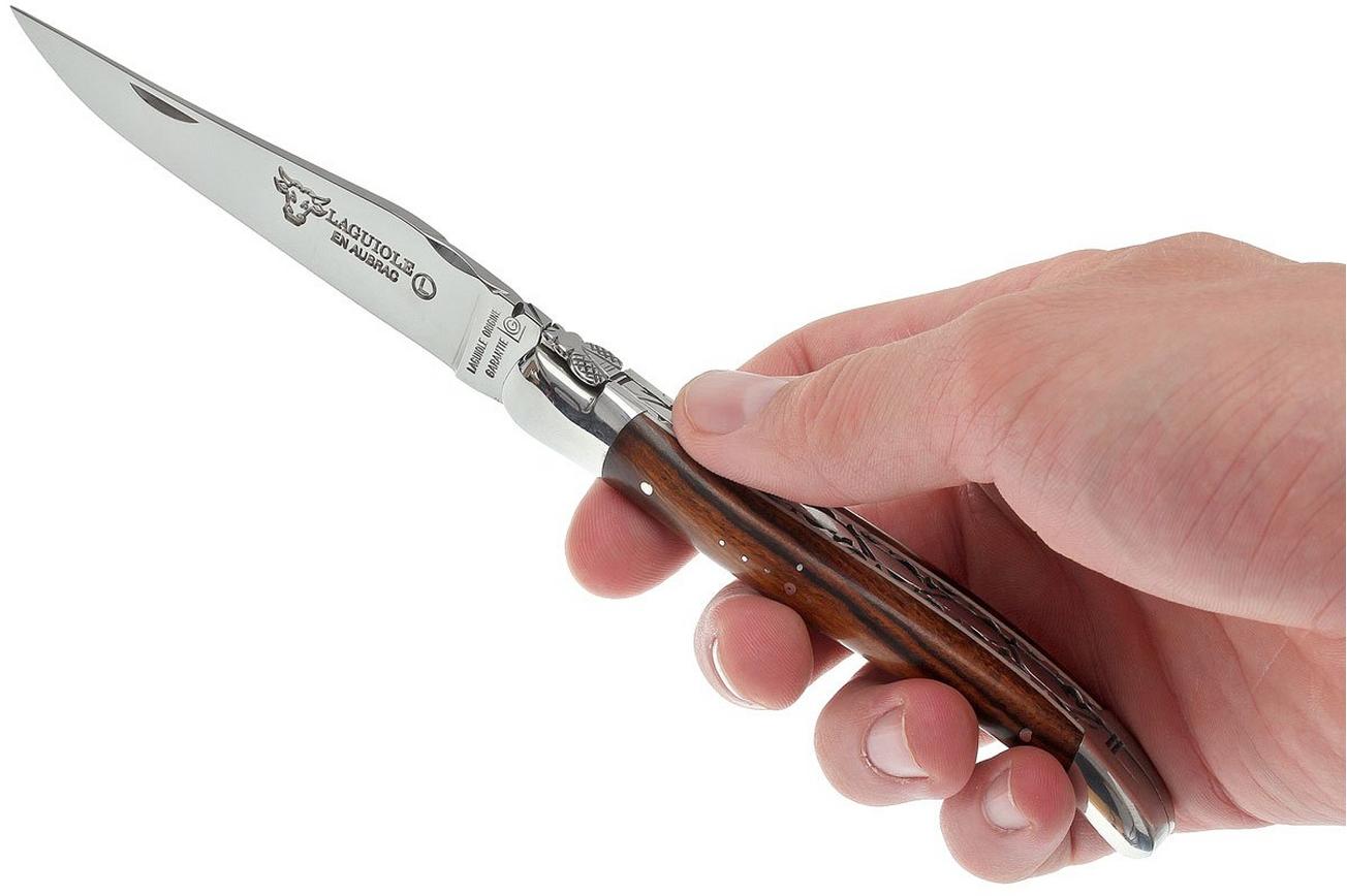 Laguiole en Aubrac HP 12cm Aubrac-hout handgevijld L0212FEH-FSJ1