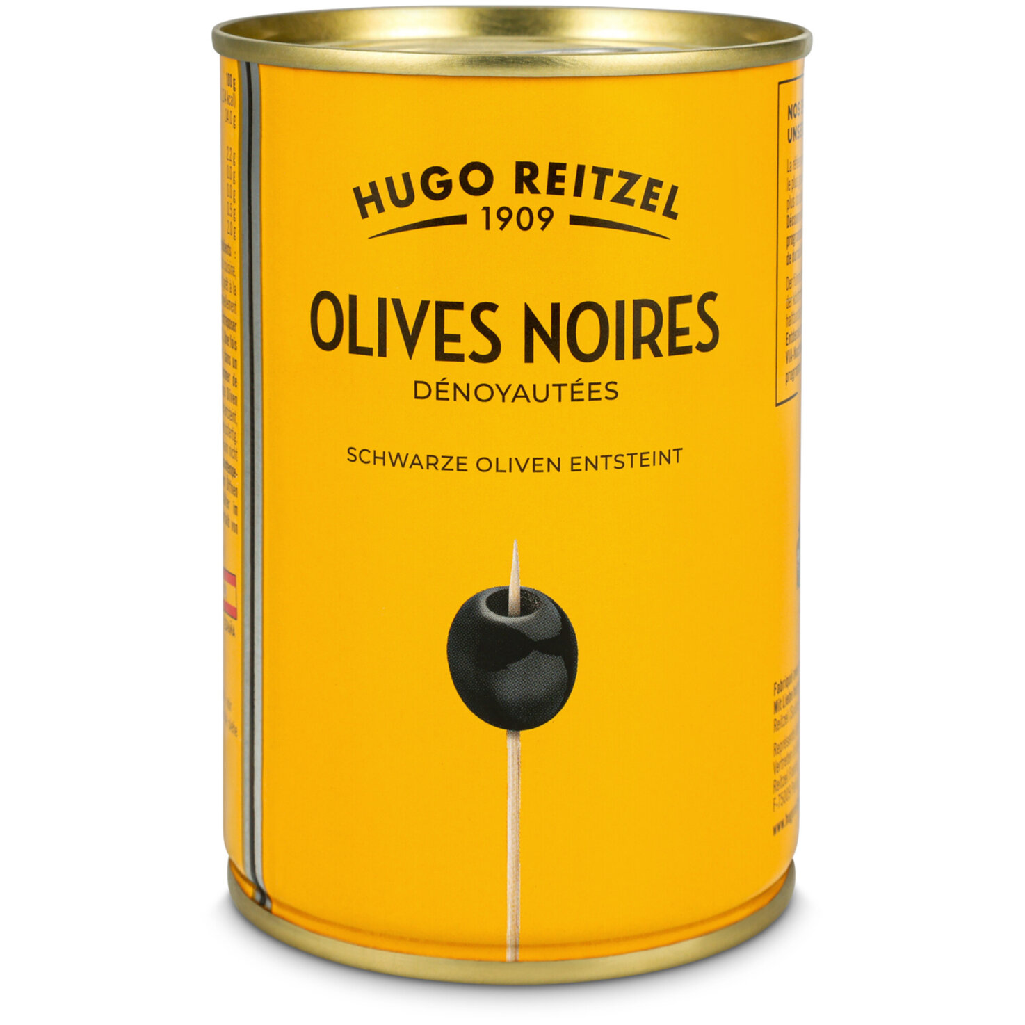 Hugo Reitzel Oliven schwarz entsteint