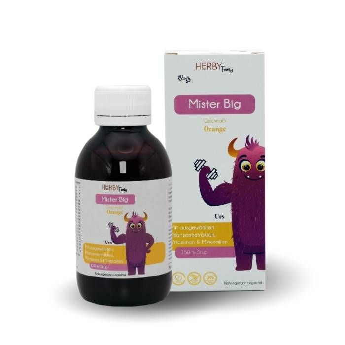 Herby Family® Mister Big Multi-Vitamine mit essentiellen Vitaminen und Spurenelementen