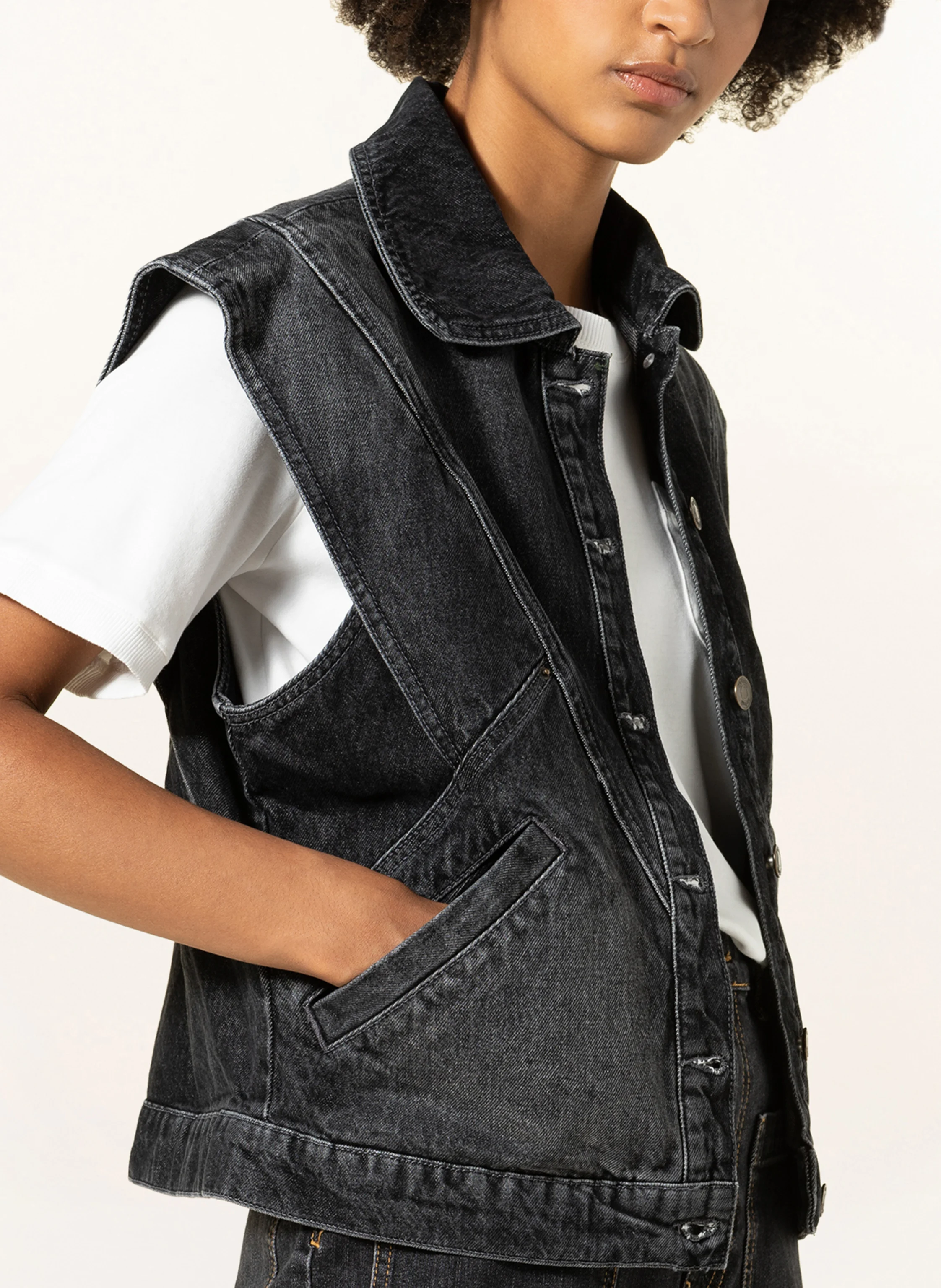 ba&sh Jeansweste MAX