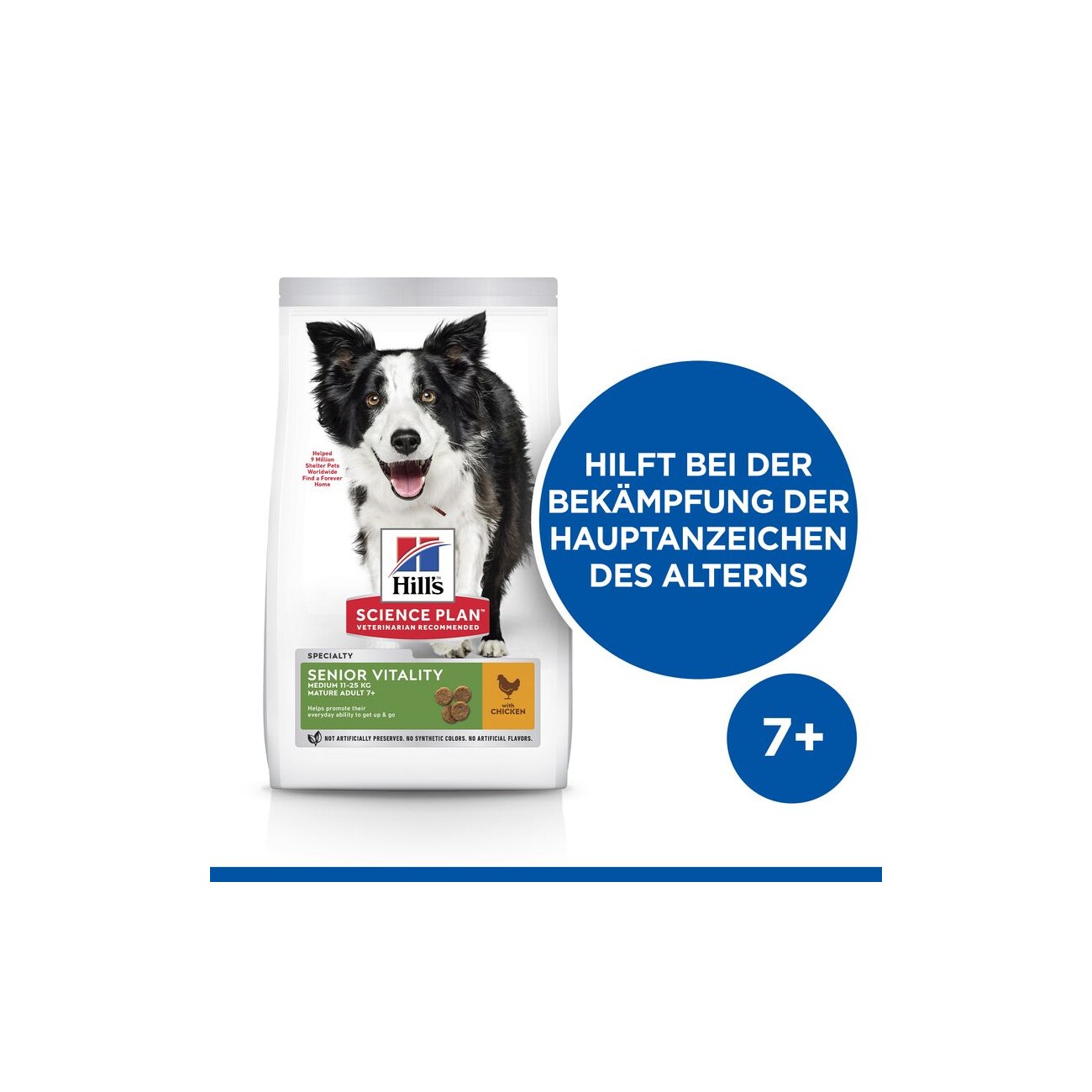 Hill's Science Plan Senior Vitality Medium Mature Adult 7+ 14 kg