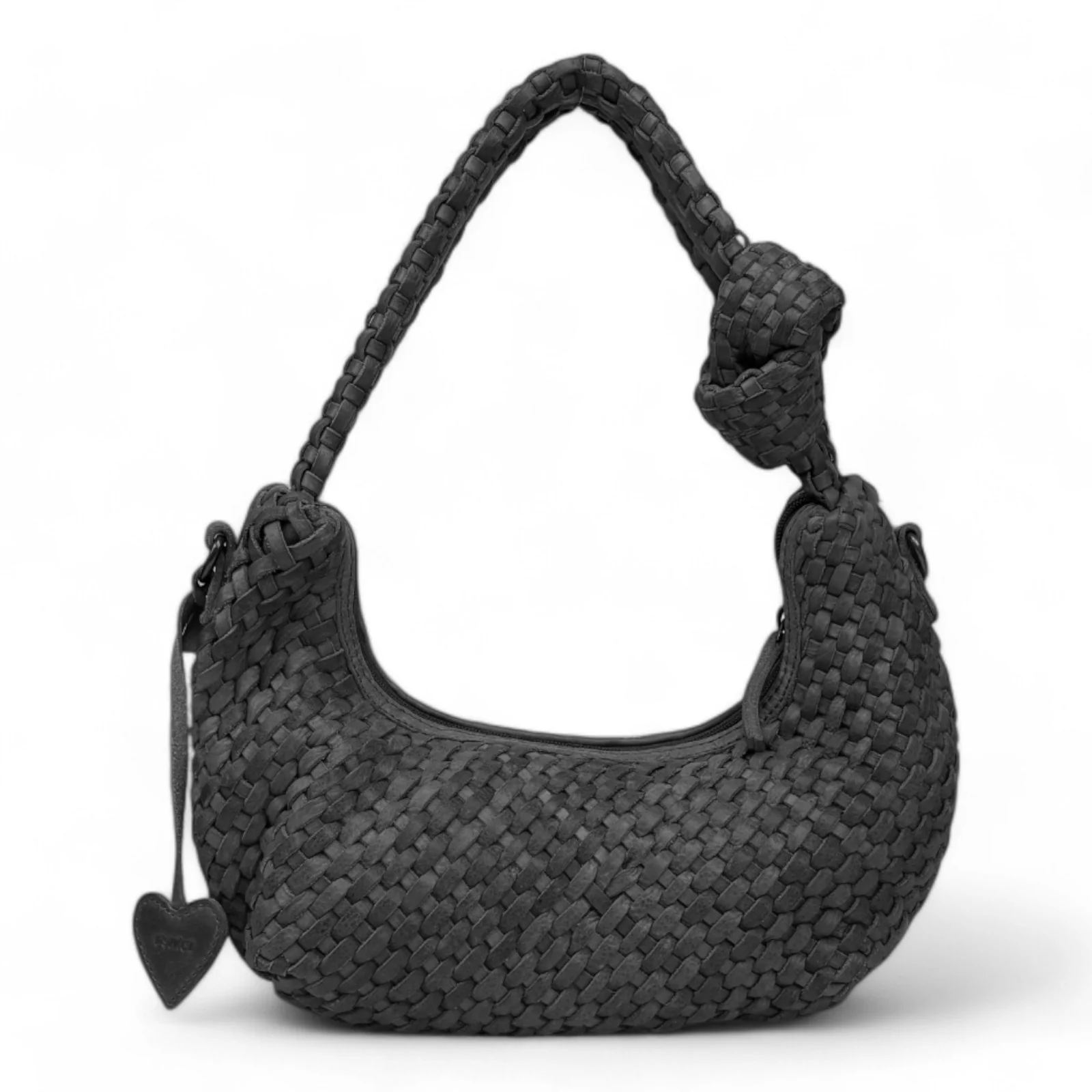 DSTRCT Brooklyn Flea Hobo Bag M Zwart