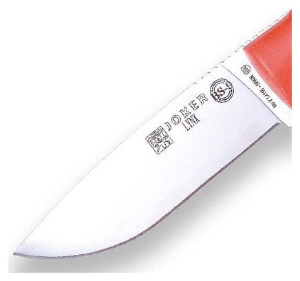 Couteau de survie Joker BS9 Lynx CN111-P avec étui en cuir  allume-feu-Orange