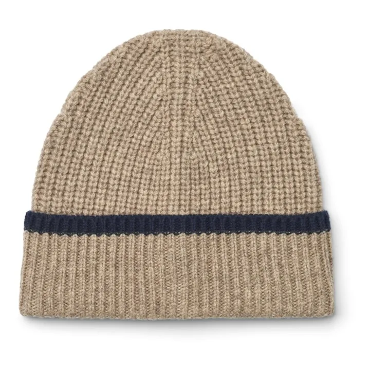 Liewood Bonnet Mérinos Bicolore Miller | Beige