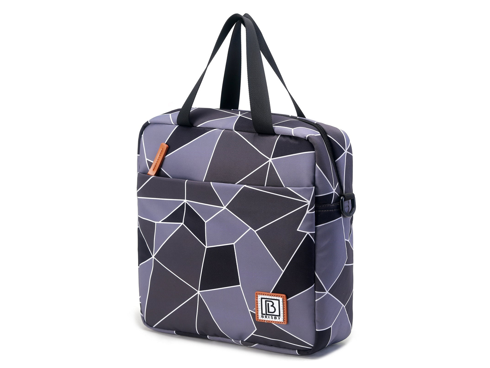 Brisby Grijs en Zwart 7 liter koeltas