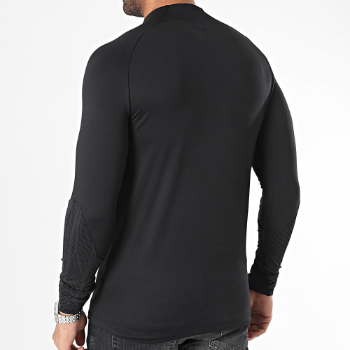 Tee Shirt Manches Longues Col Zippé DR2294 Noir