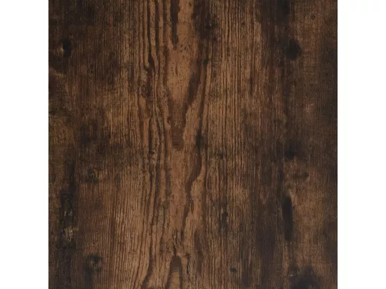 Bureau d'angle Chêne fumé 145x100x76 cm Bois d'ingénierie