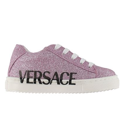 Versace Schuhe - Lila m. Glitzer/Schwarz