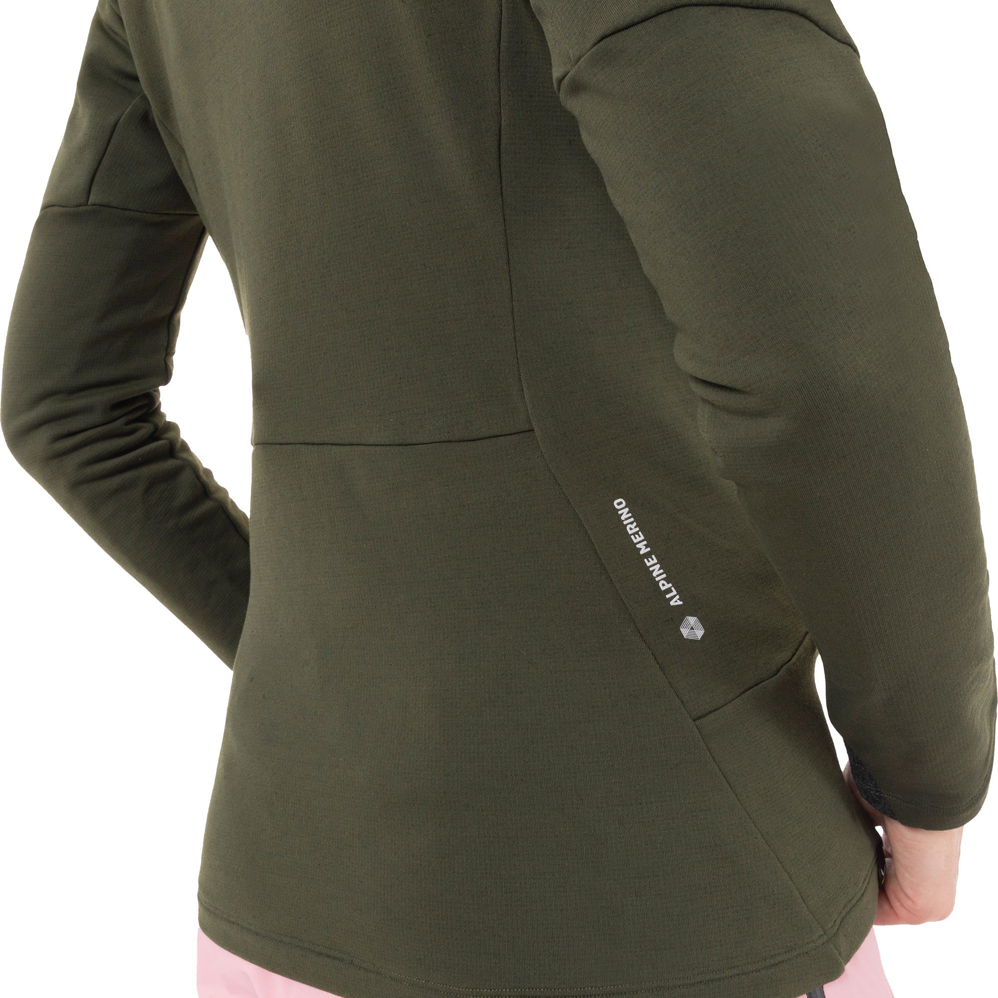 SALEWA Sella Alpine Merino HD Fleecejacke Damen dark olive