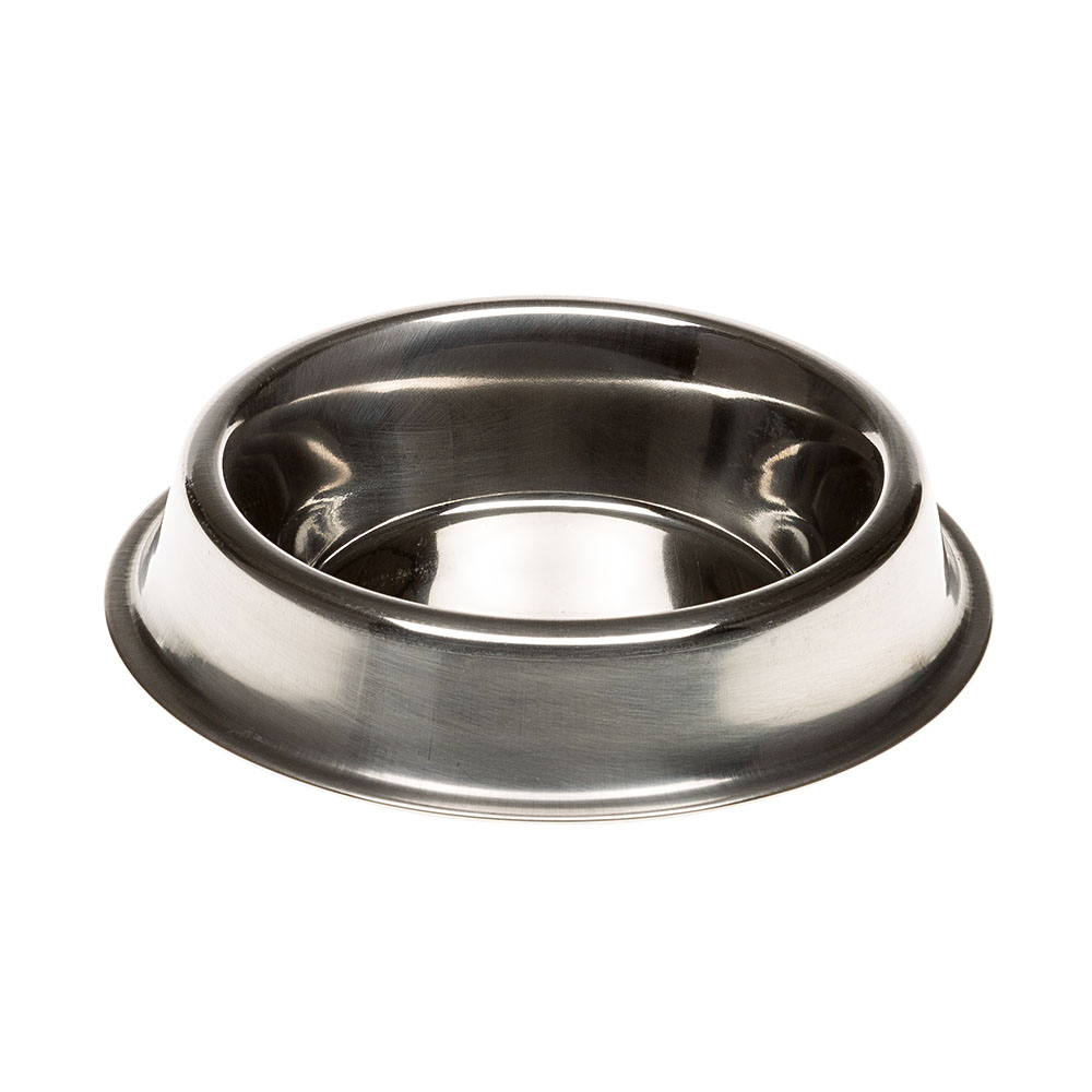 Gamelle en acier inoxydable relevé antidérapant chiens chats ferplast supernova