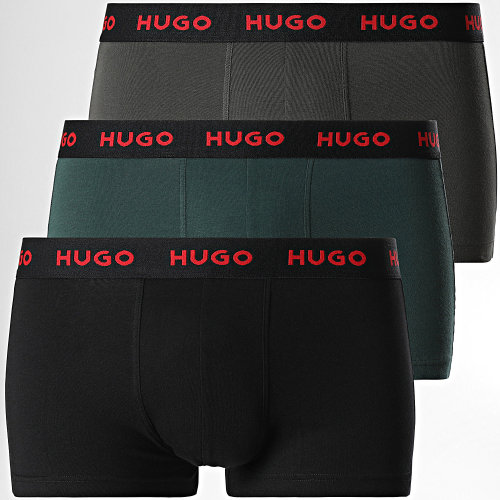 Lot De 3 Boxers 50469766 Noir Vert