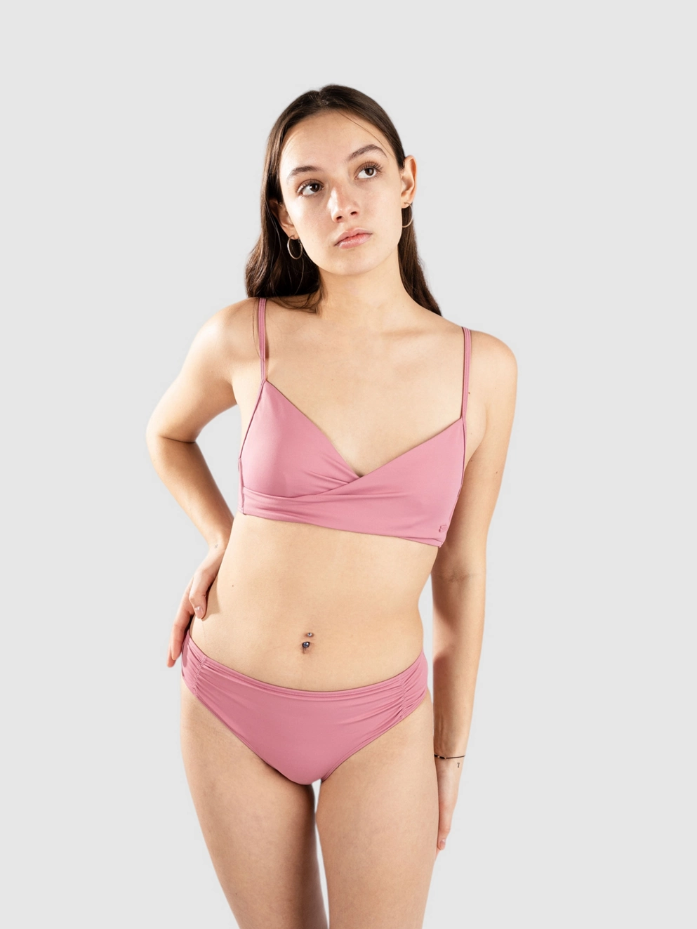 Roxy Beach Classics Bikini Bottom heather rose