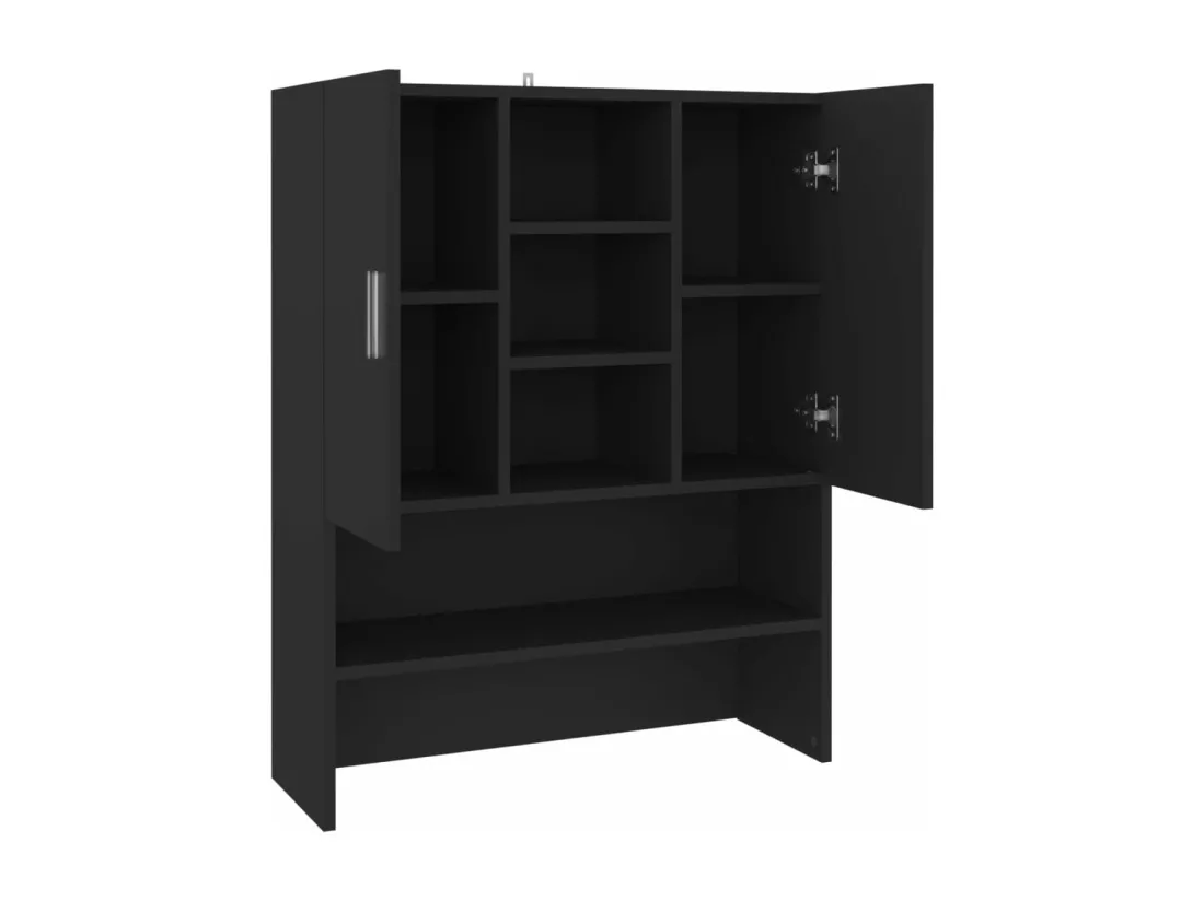 Meuble pour machine à laver Noir 70,5x25,5x90 cm