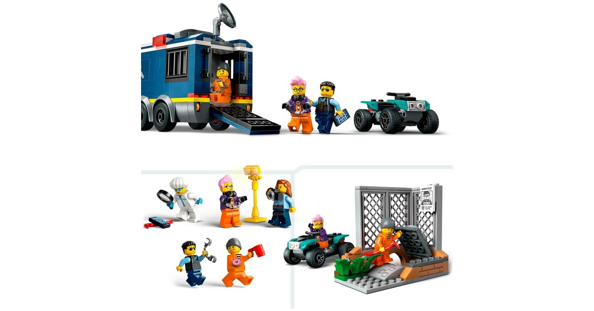 LEGOCity - Politielaboratorium in truck Constructiespeelgoed  (60418)