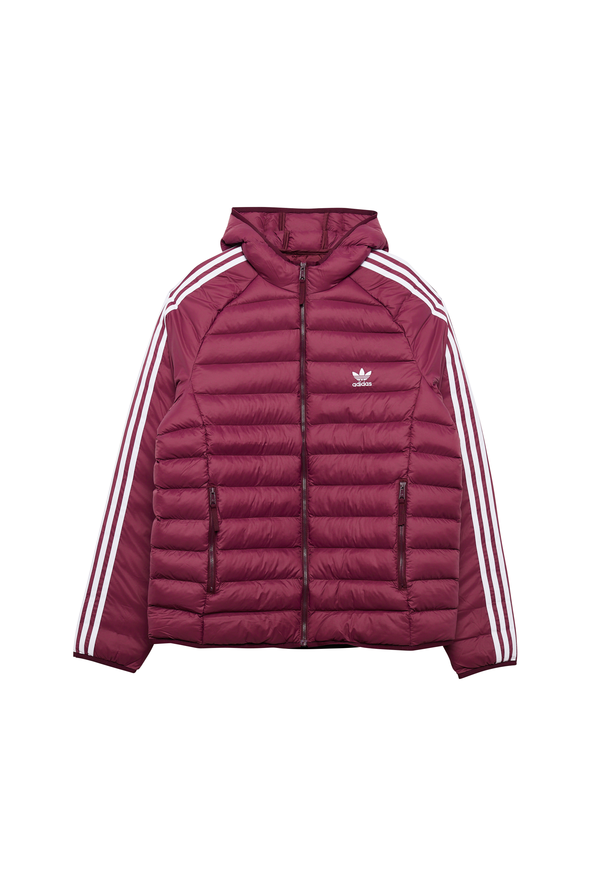 ADIDAS VESTE PAD HOODED PUFF Marron
