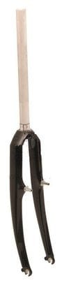 Fourche VTT XC  Al mountain - Carbonne/Aluminium - 1 pouce 1/8 - Roue 26  - cantilever