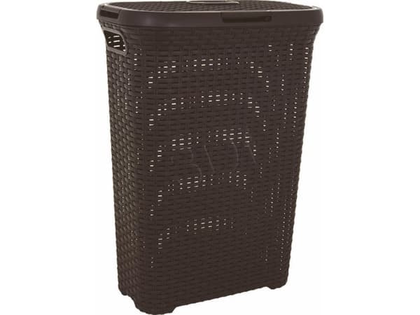 Curver Style 144873 vasketøjskurv 60 L Firkant Rattan Brun