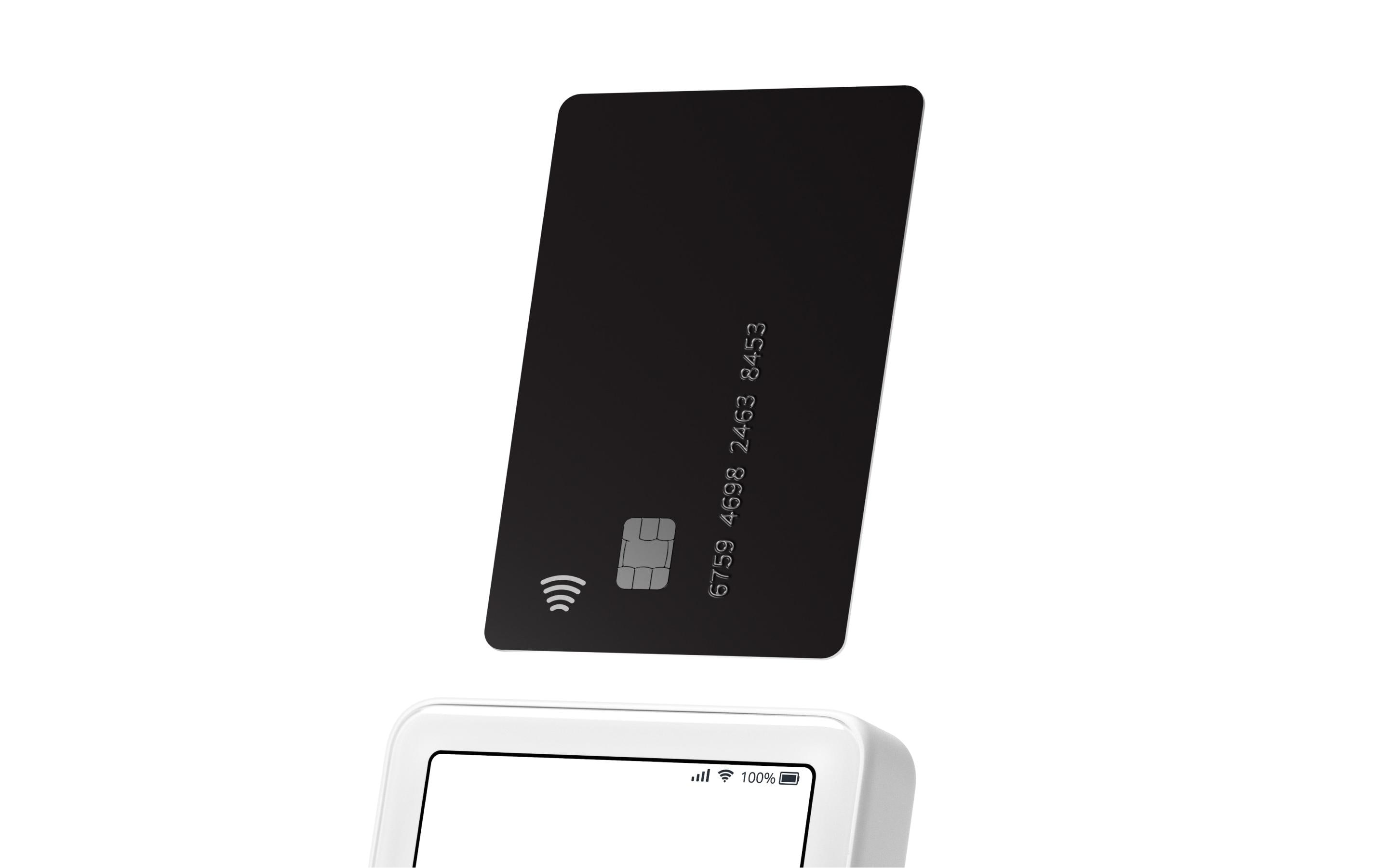 Chipkartenleser Solo Touch Kartenterminal + LadestationTouchscreen Chip- und PIN-Kartenterminal mit Ladegerät
