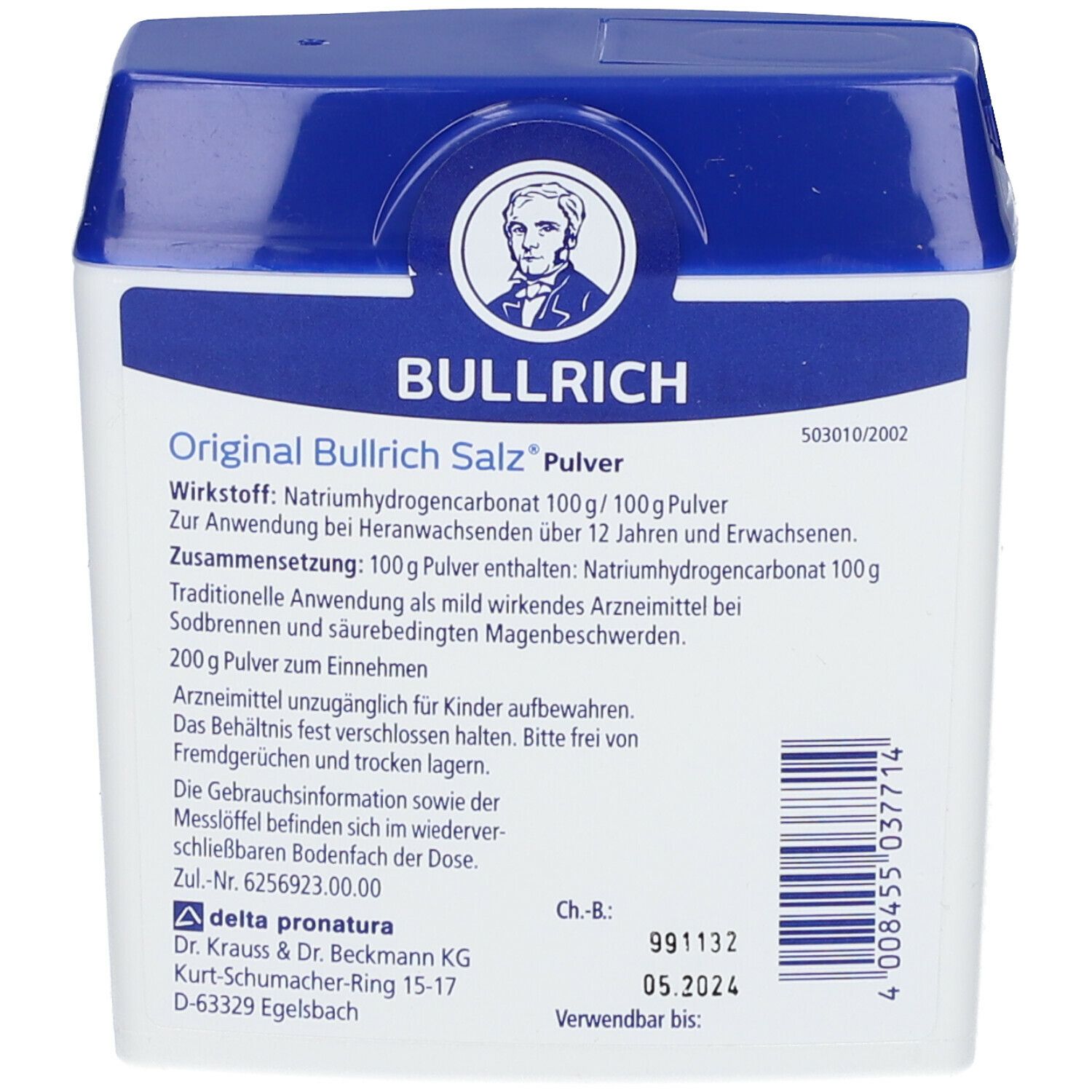 Bullrich Salz Pulver