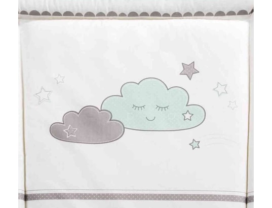 ROBA - Matelas à langer imperméable happy cloud bleu ciel 75 x 85