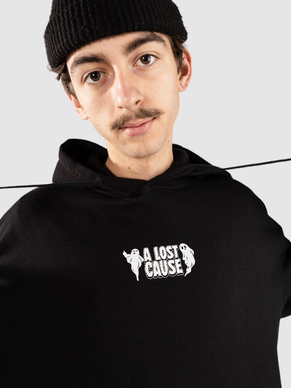 A Lost Cause Ghostin Hoodie black