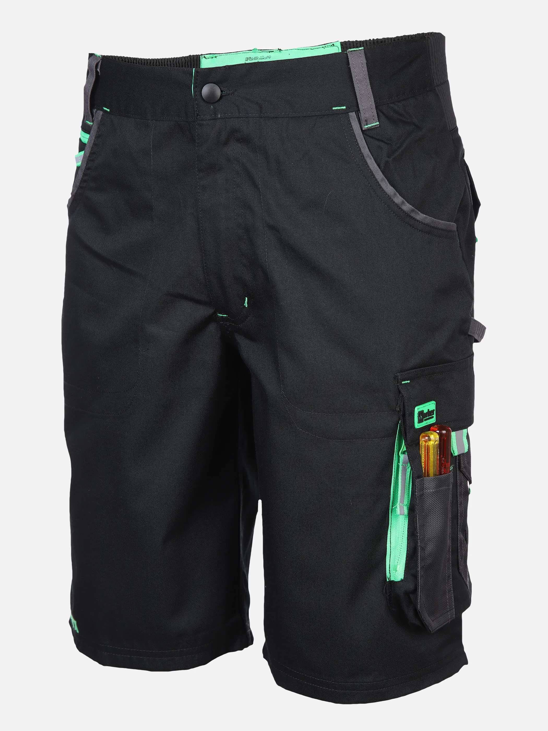 Herren Arbeitsshorts mit Neondetails