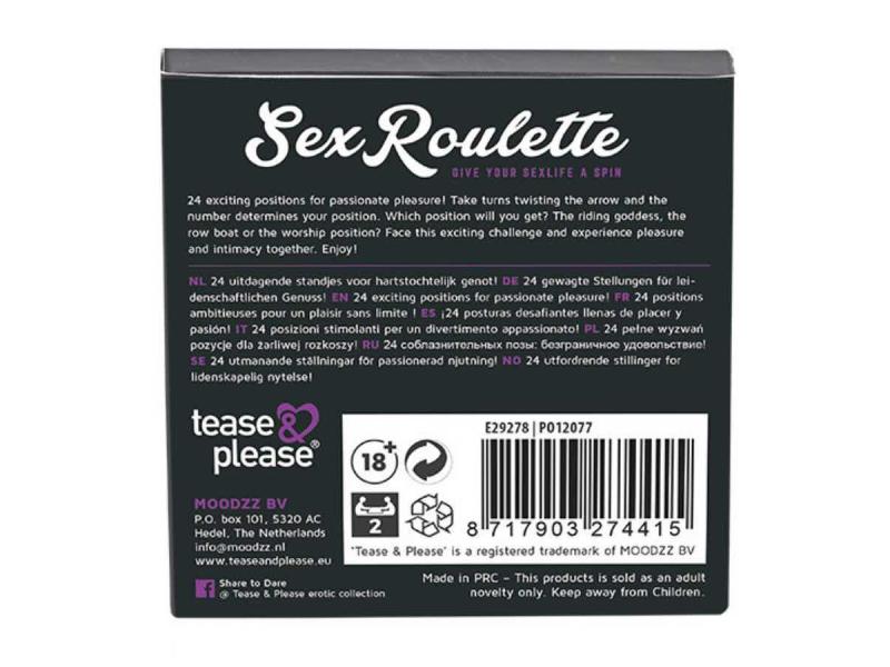 Tease & Please Sex Roulette Kama Sutra Erotisches Roulette Spiel