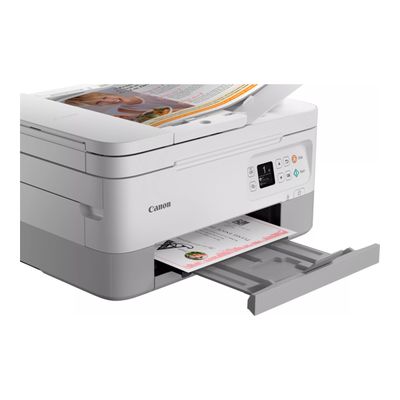 Canon PIXMA TS7451i - Imprimante multifonction jet d'encre couleur - A4 - USB, Wi-Fi(n) - blanc